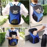 Jstoo Puppy Cat Backpack Bag Petit Dog Carrier Bag Respirant Outdoor Samll Pet Carrier Bag for Dogs Cats-Noir S for 2.5Kg Pets