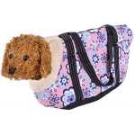 Pet Dog Carrier Pet Dogs Cats Portable Flower Butterfly Handbag Carrier Shoulder Travel Bag