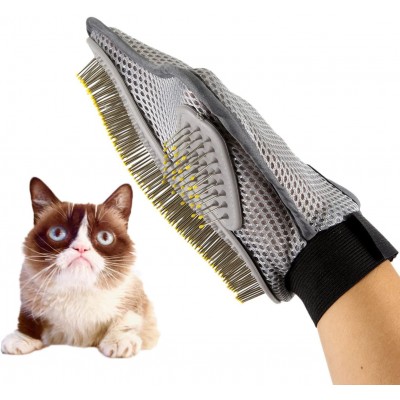 AntEuro Pet Grooming Gant Pinceau pour chiens et chats Hair Remove Brosse pour le bain