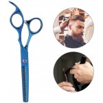 Coupe de cheveux ciseaux professionnels de coupe de cheveux de chien de compagnie toilettage cisaillement de coiffureBlue Thinning Shear