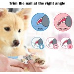 YUEMING Coupe Ongles Animaux,Coupe Ongle Chat,Chien Toilettage Coupe Ongles,Pince à Ongles Coupante avec Lime à Ongles,pour Chiens Chats Petits Animaux Ciseaux à Griffes