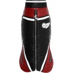 Wouapy Manteau Motor Cycle Taille 40 Manteau Rouge Confectionné pour Les Chiens pour Chien Autre