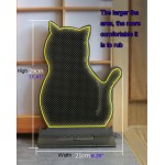 ZYYWX Cats Grooming Brushes Brosse de toilettage Auto-nettoyant for Chat Retirer Le Hangar et Les Cheveux enchevêtrés 21x29cm Color : Black Size : 21x29cm