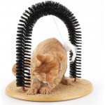 ZYYWX Cats Grooming Brushes Brosse de toilettage Chat Souple avec Un Tapis antidérapant for éliminer Les Cheveux Libres 36x34cm