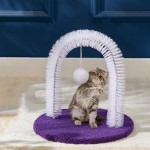 ZYYWX Cats Grooming Brushes Brosse de toilettage for Chats toiletteur arqué avec Jouet de Chat Installation détachable 30x33cm