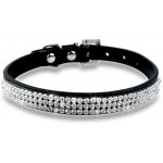 Gulunmun Colliers Classiques pour Chiens Bling Collier De Chien Strass Cuir Chien Chien Chat Colliers Collier De Diamant pour Petit Chien Moyen Chats @ Red XS