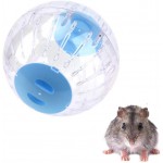 Balle Hamster,Hamster Fitness Ball,Hamster Mini Ballon DExercice Sain ET Sûr pour Le Ballon Courant Petits Animaux Jouet à Nouer,pour Hamster Rat Gerbille Bleu