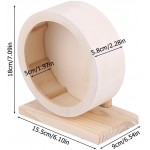 Hamster Wheel Hamster Petits Animaux Maison en Bois Roue Drôle Running Repose Nid Jouant Exercice JouetS