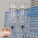 1 Pcs Abreuvoir Écureuil Lapin d'eau Potable en Acier Inoxydable Feeder Bouteille d'eau Hamster Eau Pet Supplies Durable Color : White Size : L