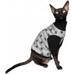 Kotomoda Sphynx Chandail d'hiver pour chat HappyPaws Nu Cat Vêtements pour chat sans poils XS