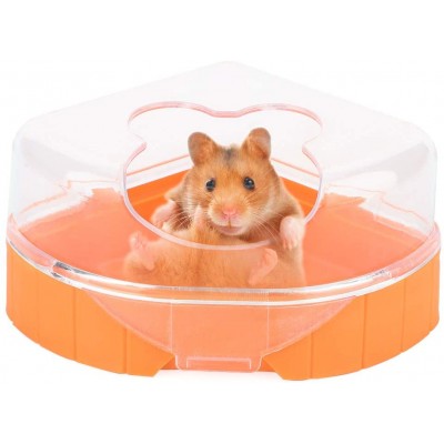 Hamster Sand Salle De Bains en Plastique Petit Animal De Sable Bain Conteneur Hamster Sandbox Salle De Sauna Toilette Baignoire avec Pelle pour Chinchilla Golden Bears