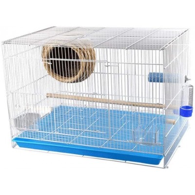 Cage à Oiseaux Perruche Carrée Cage Parrot Économie des Ménages Cage À Oiseaux for Animaux De Compagnie Nichoirs Size : L