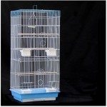 YAYA2021-SHOP Cage à Oiseaux Grande Cage de Perroquet avec Tige de Support d'alimentation et Cage de Reproduction pour des troupeaux d'élevage d'oiseaux pigees Pigeons perruches Maison Oiseaux