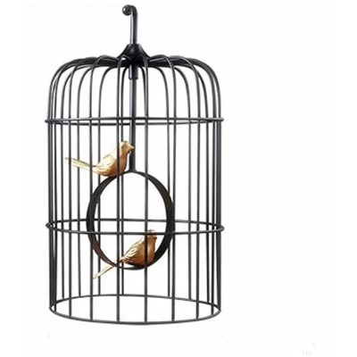 Cage de cage d'oiseau Cage d'oiseau en fer forgé créatif créatif avec poignées Dôme accessoires Les cages d'oiseaux peuvent être utilisées à l'intérieur et à l'extérieur Produits d'animaux de compagni
