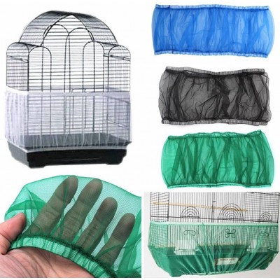 Catkoo Accessoires pour oiseaux Filet en nylon ventilé Housse anti-poussière Pour cage à oiseaux Blanc S