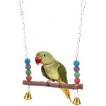 GeWu888 Créatif Parrot Jouets for Oiseaux Cage Accessoires Amour Balancez Décoration Cockatiel Perch Toy Budgie Perruche Color : 63