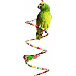 GeWu888 Créatif Perroquets Jouets for Les Grands Oiseaux Accessoires Trépied Perch Balancez Cockatiel Perch Budgie Perruche Cage Décoration Color : B