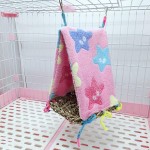 Nid d'oiseau en coton pour perroquet balançoire nid d'oiseau perroquet tapis de paille doux et chaud hamac à suspendre grotte lit pour cage