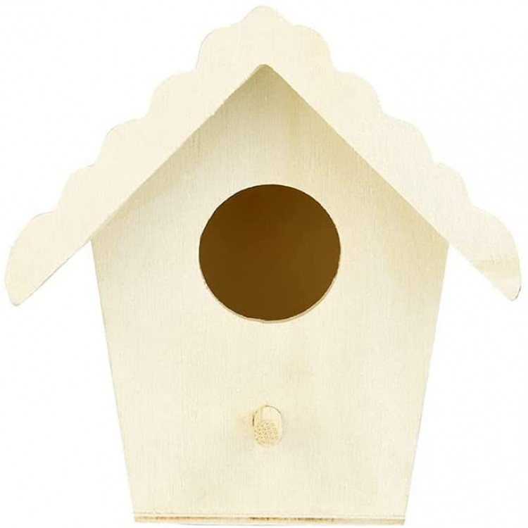 Oiseau Simple Nid Suspendu Maison D'oiseau Cage À Oiseaux Lieu De Repos Mural Garde Extérieure Décoratif Pet Cottage