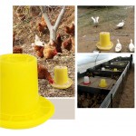 Ocobudbxw Mangeoires À Oiseaux en Plein Air Pratique Mangeoire À Oiseaux Abreuvoir en Plastique Graines Et Distributeur Automatique d'eau