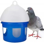 Yuuga Mangeoire de Pigeon Abreuvoir Automatique de Distributeur d'eau de mangeoire de Pigeon d'oiseau de Grande capacité4L