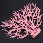 Zerodis Plantes Aquatiques en Plastique d'aquarium Corail de Simulation vive Artificielle d'aquarium en Plastique pour la décoration de Paysage d'aquariumBig-Rose