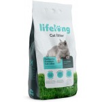Marque Lifelong Litière pour chats agglomérante bentonite parfum : talc pour bébé,10l