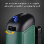 3 en 1 filtre d'aquarium de pompe à air d'oxygène lampe de stérilisateur UV purificateur d'eau de pompe à oxygène de réservoir de poissons 220-240V filtre submersible LUP-02 puissance UV 5W