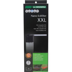 Dennerle Nano Filtre d'angle XXL | Filtre Interne pour Aquariums jusqu'à 90 litres | Puissant Silencieux et Compact