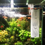Filtre D'aquarium avec Lampe UV De Stérilisation Installation Intégrée De Purification d'eau Et D'oxygénation for Aquarium Intérieur Pompe A Air Fontaine
