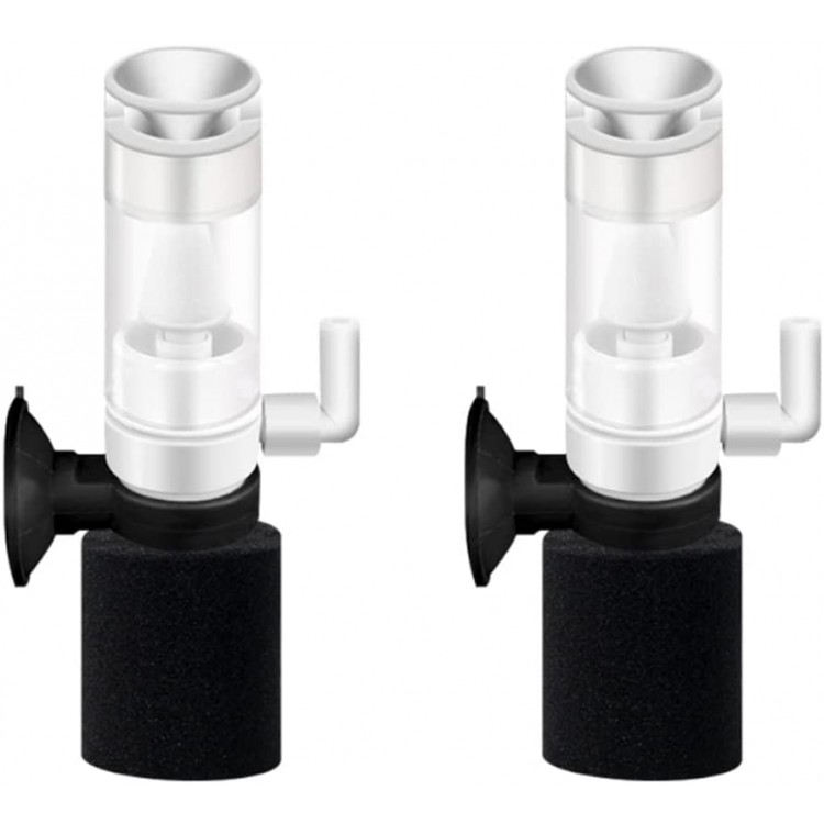 Moanyt Lot de 2 accessoires de filtre pneumatique 3 en 1 pour aquarium Mini purificateur interne pour filtre d'aquarium Augmente la pompe à air à oxygène