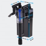 SunSun HBL-801 Filtre Suspendu Hang on Filter 500l h 6W pour Aquariums Jusqu‘à 60 litres