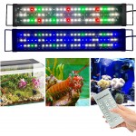 Aquarien ECO Aquarium éclairage Simulation lumières Lampe Rampe du Jour à LED 180cm + Télécommande pour Fish Tank 182-198cm A206
