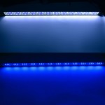 Aquarien ECO Lampe 180CM pour Aquarium 180cm-210cm Rampe Aquarium LED Blanc Bleu Lumière SMD 2 Modes éclairage pour Poissons Plantes A179