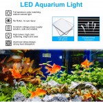 BELLALICHT RGB Rampe LED Aquarium Timer éclairage d'aquarium lampe d'aquarium variateur 10 niveaux de luminosité IP66 étanche pour réservoir de poissons plantes