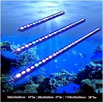 Éclairages pour aquarium 1pcs 54W 81W 108W étanche IP65 lumière de barre d'aquarium LED étanche for éclairage à lampe à réservoir de poissons de croissance des récifs coralliens Lumière d'aquarium
