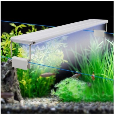 Éclairages pour aquarium Aquarium éclairage LED de 220-240V Fish Tank Lampe avec Extendable Brackets Fit for les plantes aquatiques for aquarium élèvent la lumière Lumière d'aquarium  Color : 48CM