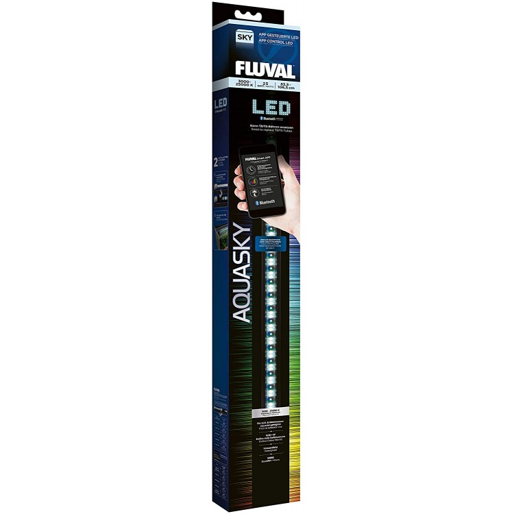 FLUVAL AquaSky Éclairage pour Aquariophilie LED 2.0 25 W 83-106,5 cm