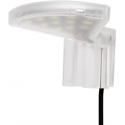 Lampe à Pince pour Aquarium lumière LED pour Aquarium en Plastique Transparent température de Couleur élevée luminosité élevée stimule la photosynthèse des Plantes pour l'éclairage de
