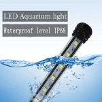 LED Luminaire Aquarium GreenSun LED aquarium lampe Eclairage 9 LEDs 5050 SMD Lampe Tube Submersible Étanche IP68 RGB Couleur 18cm ，DC12V 2W