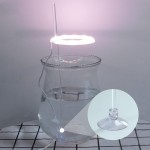 Lumière LED pour aquarium Complément aquatique Lumière ange Plantes avec support en acrylique Pour petits aquariums