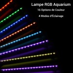 NICREW Lampe LED RGB pour Aquarium Lampe Tube Etanche et Submersible Eclairage LED pour Aquarium 5W