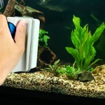 YAKAMOZ Brosse Magnétique de Nettoyage de Glass Nettoyeur Aimant de Verre Grattoir Nettoyage pour Aquarium Fish Tank Taille M