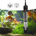Pssopp Chauffage d'aquarium Mini Barre chauffante Température réglable Arrêt Automatique Thermostat avec Ventouse pour Aquarium Fish Tank100W