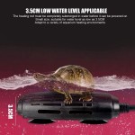 Tnfeeon Fish Tank Mini Tige de Chauffage de Thermostat Automatique Aquarium Anti-Explosion Tortue Tige de Chauffage à Faible Eau Prise UE 220 VUne