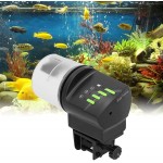 01 02 015 Distributeur de Nourriture pour Poissons Timing Fish Feeder 5V Plastique Réglable avec Câble USB pour Fish Tank pour Aquarium