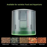 Alimentation Automatique de Poissons Aquarium 200ml Timing réglable Distributeur de Nourriture Smart Distributeur de Piles Accessoires AF-2019A