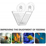 Balacoo Aquarium vers Feeder Live Frozen Brine Shrimp Poisson Alimentaire Alimentation Tasse Ventouse Rouge Ver Fish Feeder Distributeur De Nourriture pour Poissons pour Fish Tank