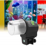 jadenzhou Distributeur de Nourriture pour Poissons Contrôle Intelligent en Plastique Mangeoire Automatique pour Poissons Minuterie Réglable avec Câble USB pour Aquarium pour Aquarium