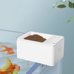 MagiDeal Distributeur Automatique Intelligent de Nourriture d'aquarium chronométré Compact d'alimentateur de réservoir de Poissons fonctionnent sur Batterie 70